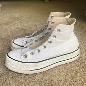 Platform converse high tops